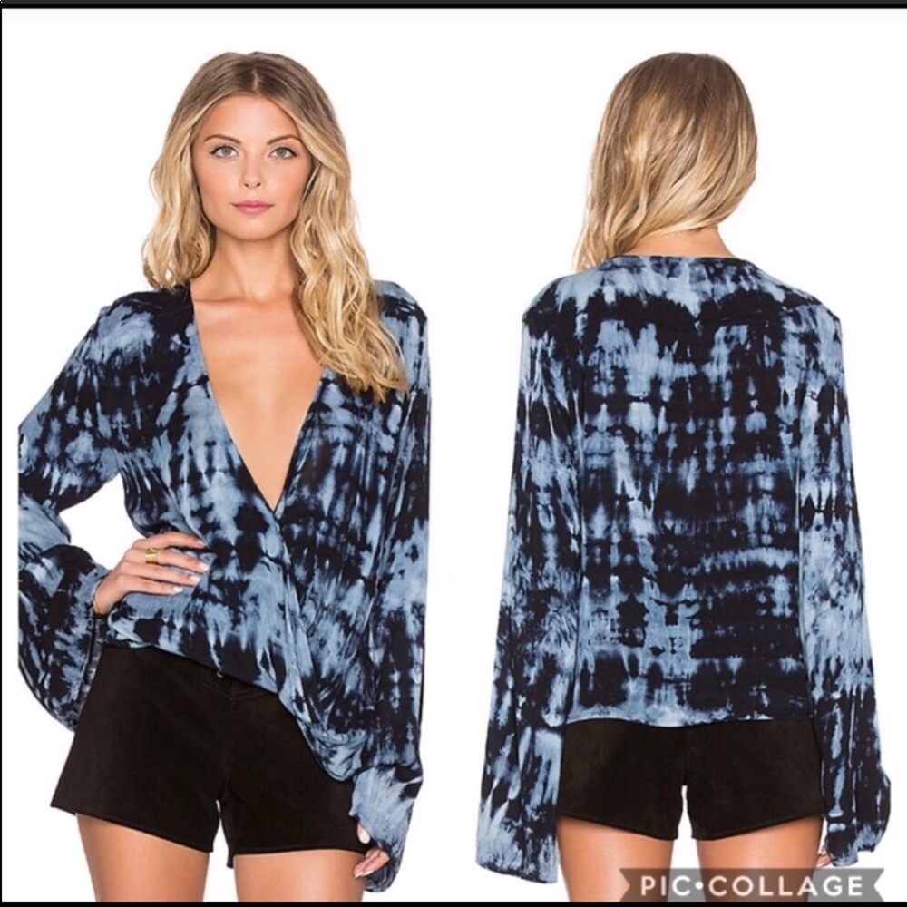 Blue life long sleeve shirt